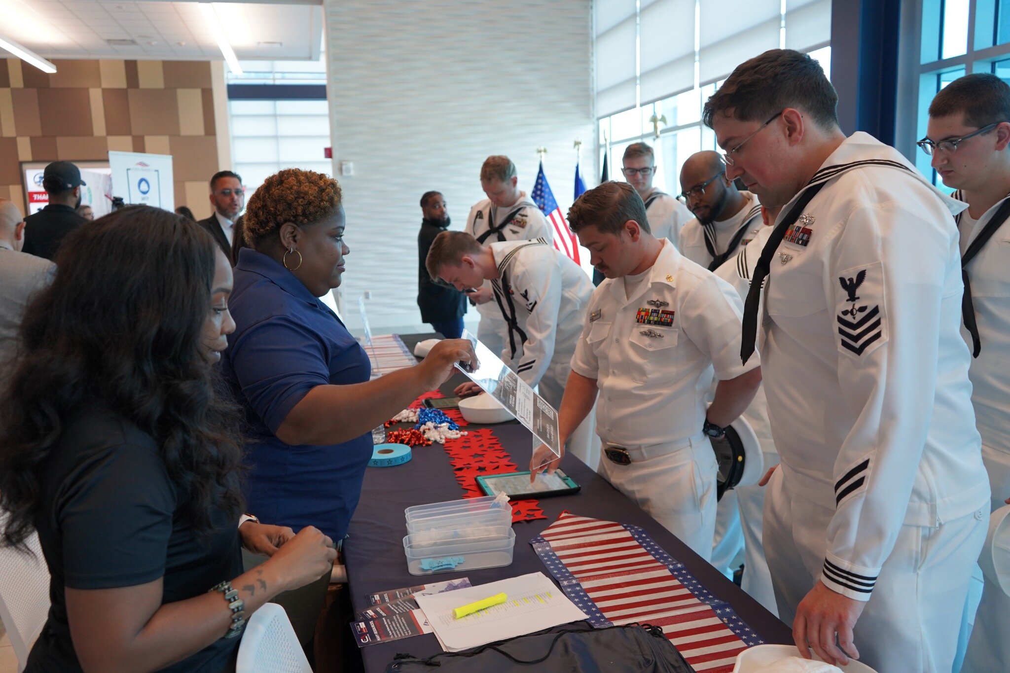 Combined Arms Staff helping at Fleet Week